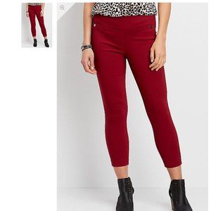 Maurices Red textured bengaline Pants
